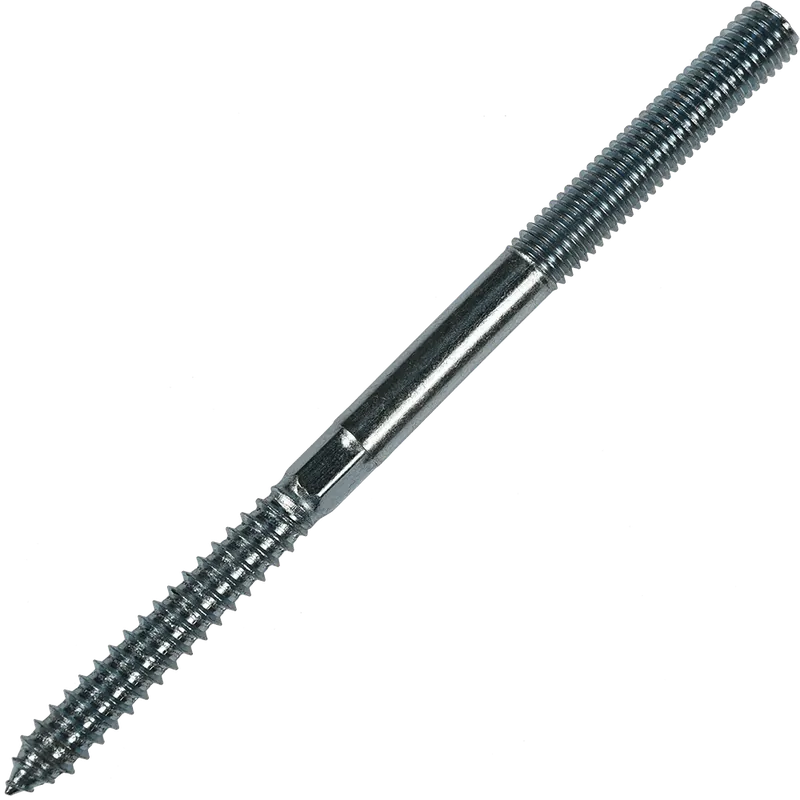 Prezon pentru lemn si metal, otel zincat, M10 x 150 mm, L55/M50