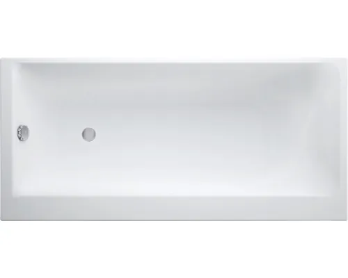 Cadă de baie dreptunghiulară Cersanit Smart 170x80x58 cm colț dreapta acril alb S301-116 buc