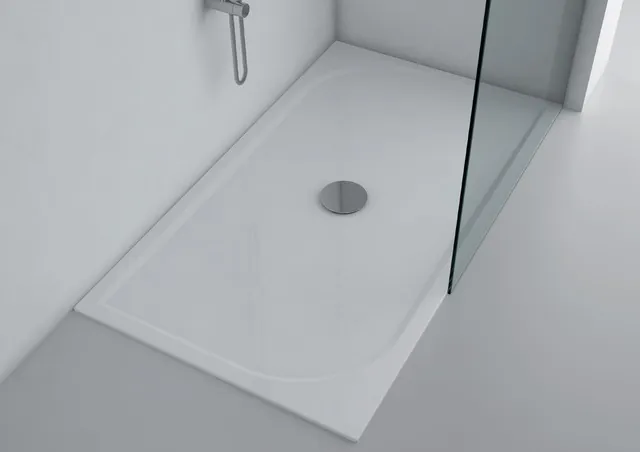 Cadita dus, Romstal, Artemis, compozit, dreptunghiulara, alb, 140x80x3 cm