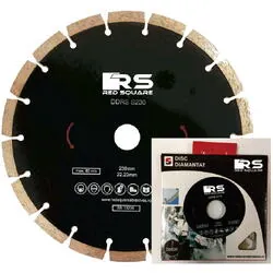 Disc diamantat segmentat 115x22mm Red Square