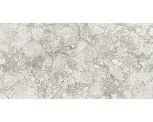 Gresie exterior / interior porțelanată glazurată rectificată Cheppo Grigio 60x120 cm pac