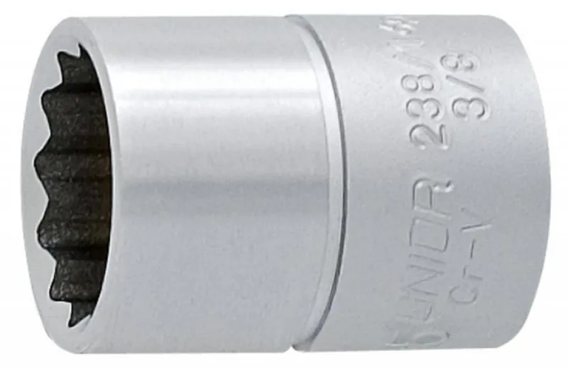 Capete chei tubular 3/8" cu 12 laturi 11