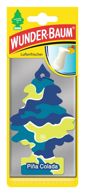 Odorizant auto, bradut, Wunder - Baum, Pina Colada, 7.6 x 0.3 x 19 cm buc