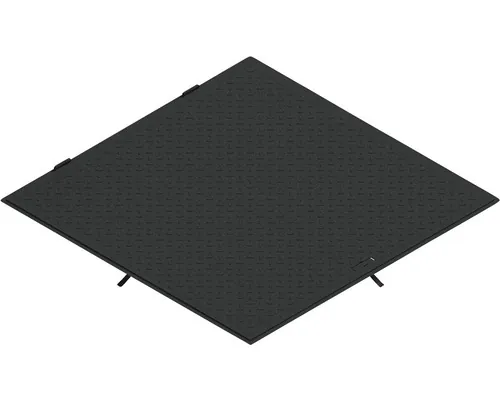 Capac cămin cu ramă VODALAND metalic 70x70 cm negru buc