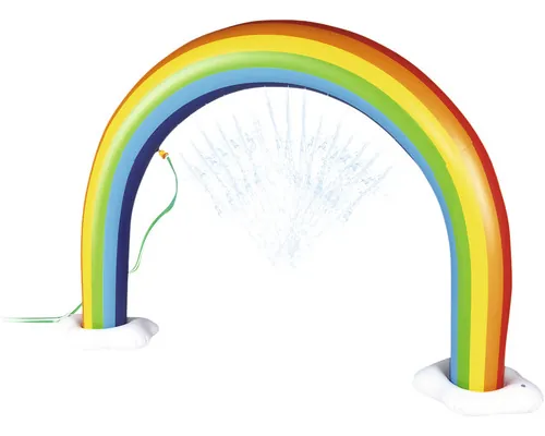 Curcubeu gonflabil Happy People cu aspersor 216x46x153 cm buc