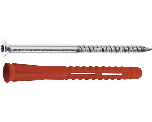 Dibluri plastic cu șurub Tox Constructor 10x135 mm, 25 bucăți pac