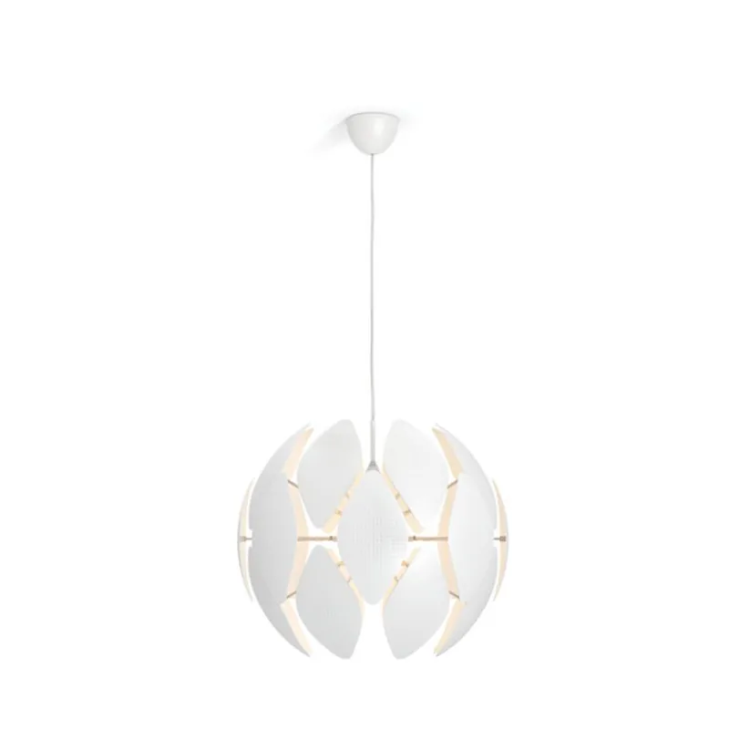 Pendul Philips Chiffon, 1 x E27, 60W, H2075 x D590 mm, alb