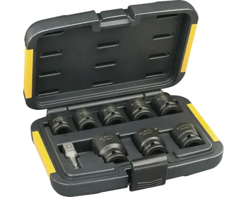 Set chei tubulare cu impact DeWalt DT7507-QZ 1/2", 9 piese buc