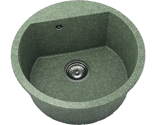 Chiuvetă bucătărie granixit 1 cuvă FAT Avangard 223 Ø51 cm fără picurător Winter pines buc