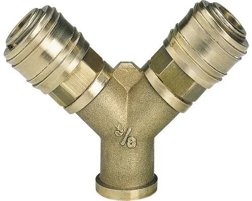 Cuplă rapidă dublă tip Y Einhell 3/8", cu filet interior buc