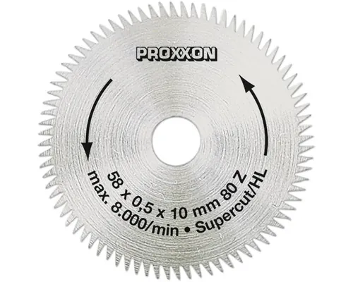 Disc debitare Ø58x0,5x10 mm Supercut, pentru Proxxon Micromot KS230 buc