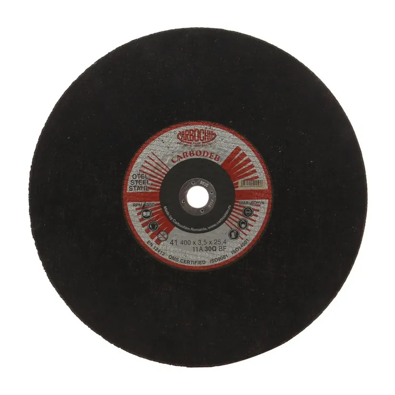 Disc debitare otel, Carbochim 11A30Q4B45F, 400 x 25.4 x 3.5 mm buc