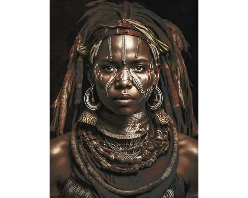 Tablou sticlă Pure Living African Woman II 60x80 cm buc