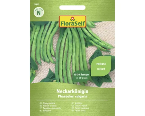 Semințe legume FloraSelf fasole cățărătoare Neckarkonig buc