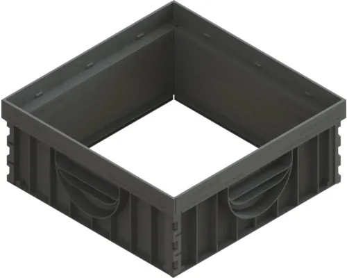 Extensie cămin VODALAND polipropilenă 300x300 mm A15 trafic pietonal - C250 buc