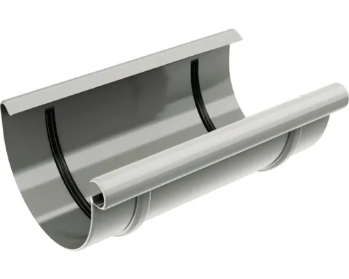 Piesă îmbinare jgheab burlan PRECIT PVC Ø 63/100 mm gri buc