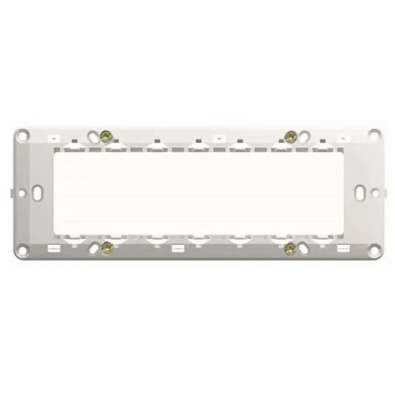 Suport de fixare Modul, metal, 7 module, alb