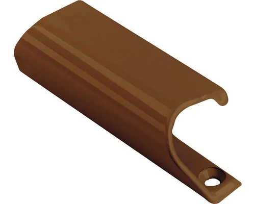 Mâner exterior ușă balcon PM-Technic, tip scoică, pentru tâmplărie PVC, maro închis buc