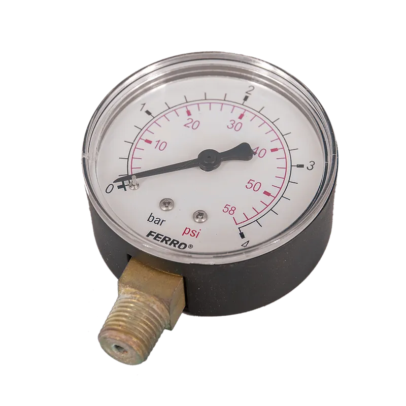 Manometru radial Ferro M6304R, 63 mm, 1/4", 0-4 bari