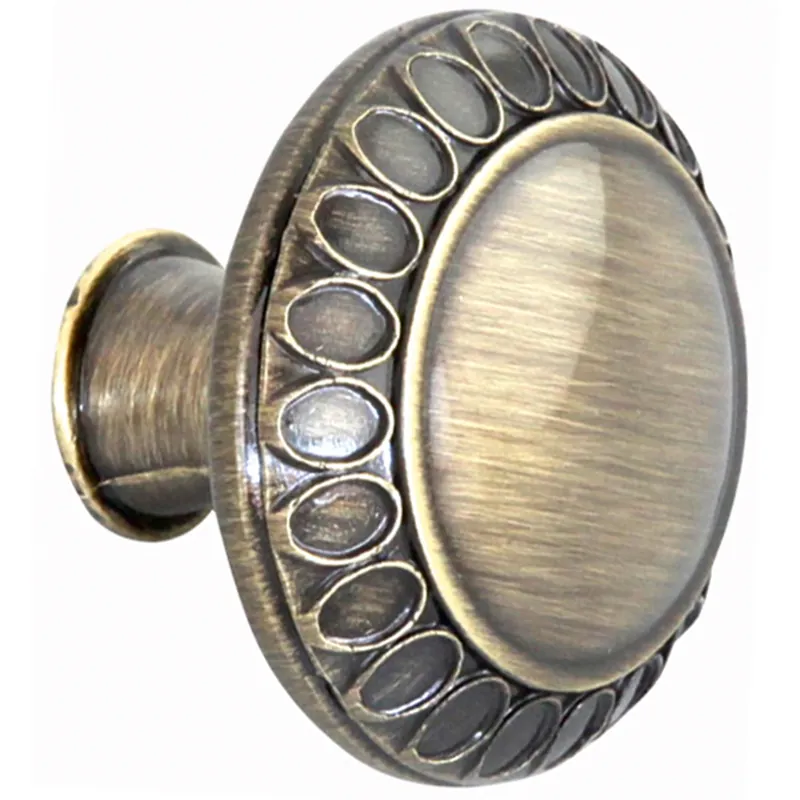 Buton pentru mobila, metalic, alamit antic, M 485.30.29, 33 x 26 mm buc