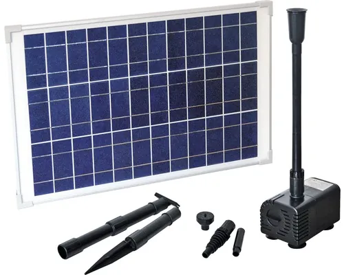 Set pompă solară Heissner, 7,5 W, 1300 l/h buc
