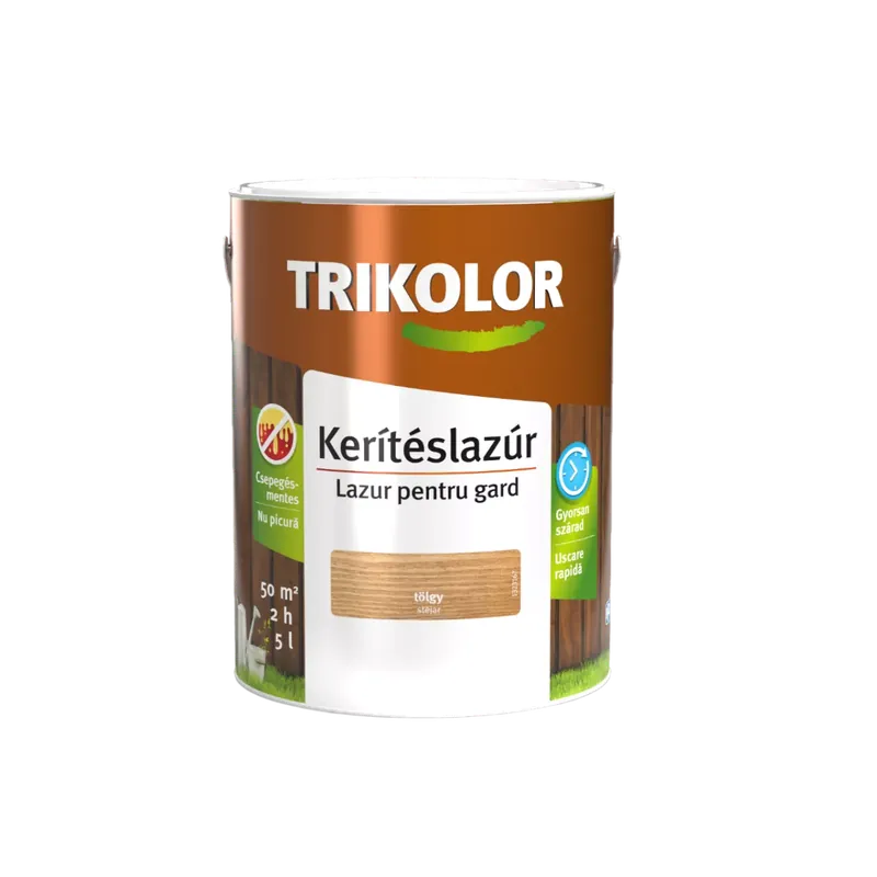 Trikolor Lazur pentru gard Stejar 5L