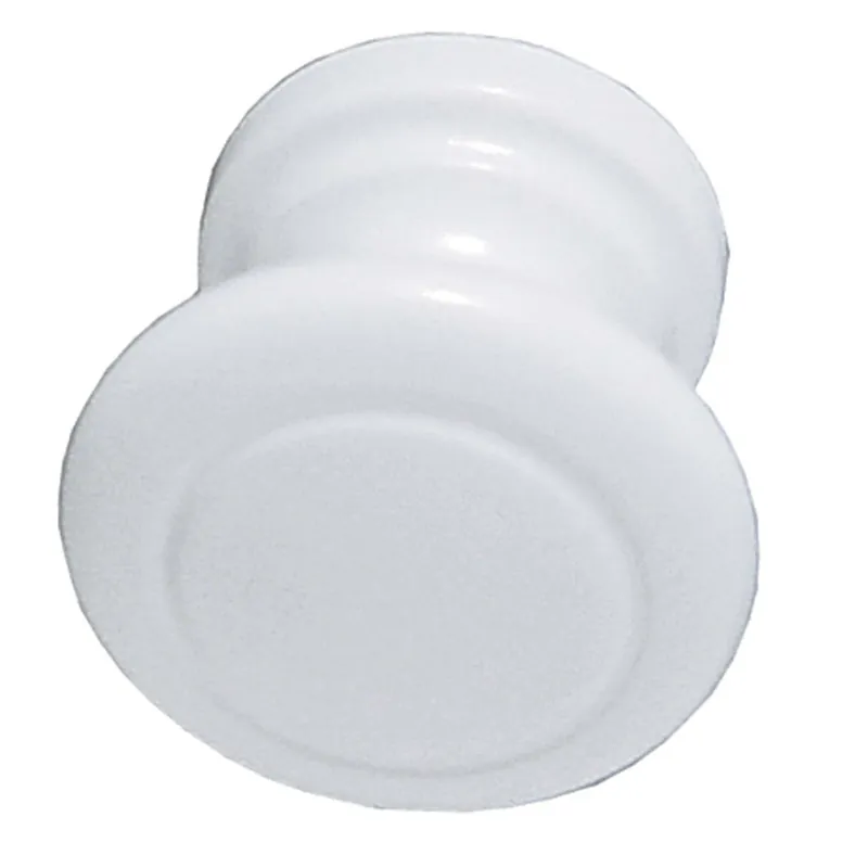 Buton pentru mobila, plastic, alb, M 484.06.11, 32 x 27 mm buc