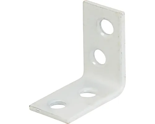 Colțar metalic perforat Alberts 40x40x15x1,75 mm, alb buc