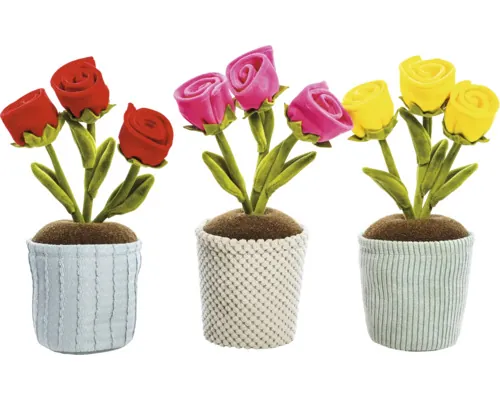Opritor ușă trandafiri în ghiveci 33x13 cm, diverse modele și culori buc