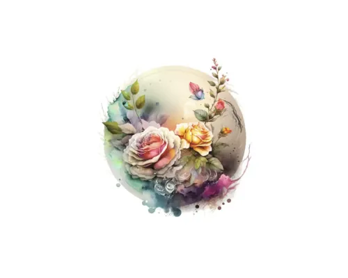 Sticker perete Roses 50x70 cm buc