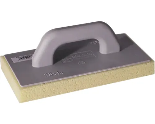 Drișcă burete hidro-absorbant Haromac 280x140x30 mm, mâner din plastic buc