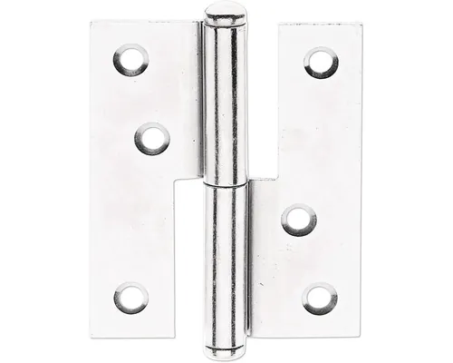 Balama semi-îngropată Alberts 65x80 mm, oțel zincat galben, tragere ușă spre stânga buc