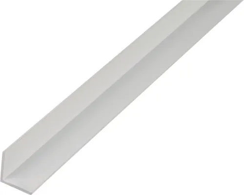 Cornier aluminiu Alberts 50x50x3 mm, lungime 2,6m, alb buc