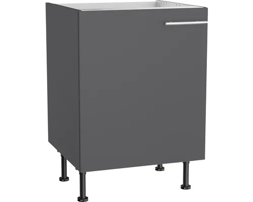 Mască chiuvetă bucătărie Optifit Ingvar420, 60 cm, antracit buc