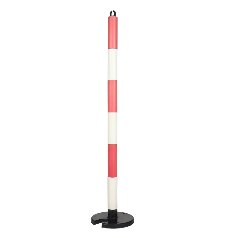 Stalp delimitare moale din spuma de cauciuc, rosu / alb, GP-08, 1280 x 60 mm buc