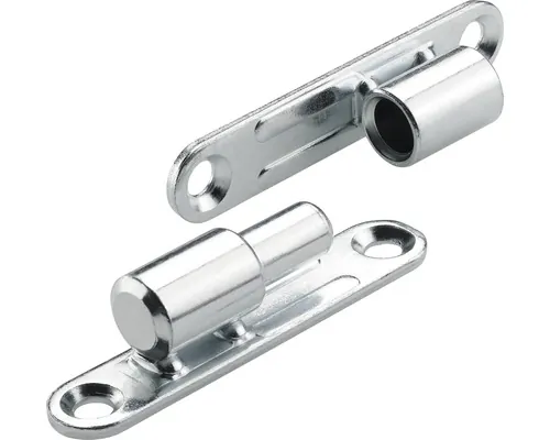 Balama cilindrică Hettich 70x13 mm, max. 30kg, cu placă, oțel zincat, pachet 5 bucăți pac