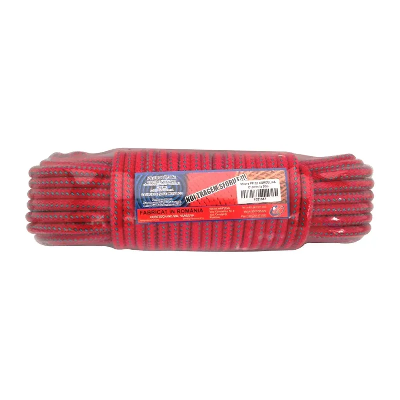 Sfoara polipropilena, tip cordelina, 20 m x 10 mm buc