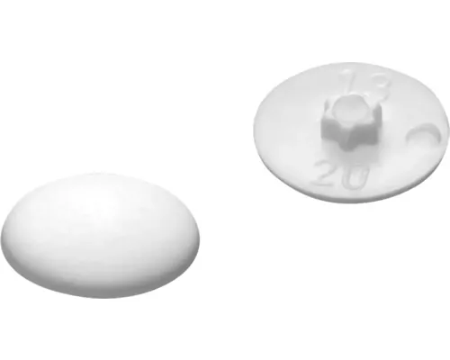 Căpăcele mascare șuruburi cap Torx Dresselhaus T20 culoare albă pac