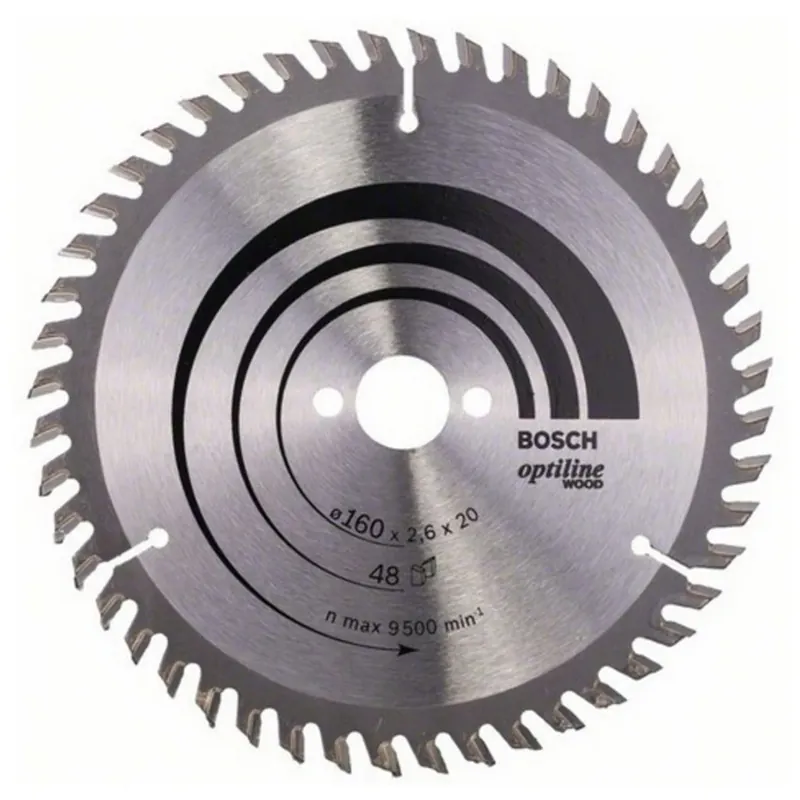 Disc circular, pentru lemn, Bosch Optiline Wood, 160 x 20 mm buc