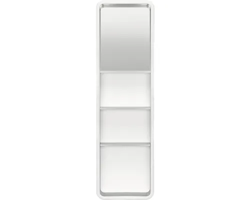 Dulap baie cu oglindă Focco Cube, iluminare LED, metal, 35x120 cm, IP44 buc