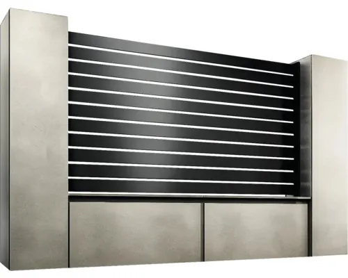 Panou gard VIRTUOSO Taurus aluminiu 200x180 cm gri antracit buc