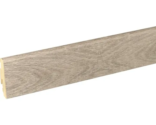 Plintă MDF SKANDOR FU60L FOEI766 stejar gri deschis 2400x58x19 mm buc