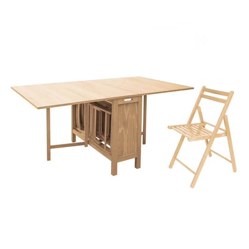 Set masa plianta cu 4 scaune Cucina, bucatarie , 1C buc