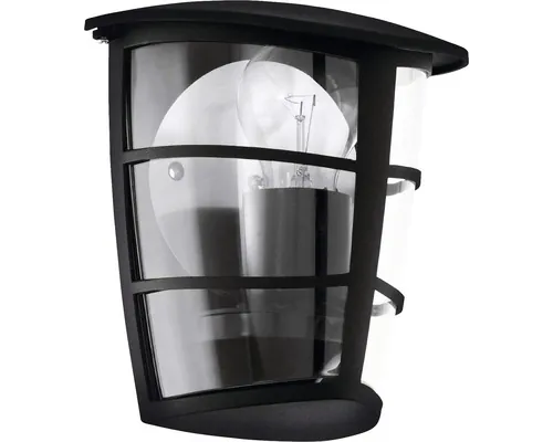 Aplică exterior Eglo Aloria E27 max. 1x60W IP44, aluminiu/negru buc