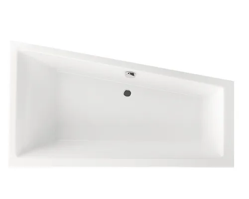 Cadă de baie asimetrică pe colț Radaway Palea 160x95x45 cm colț dreapta acril alb WA1-47-160x095P buc