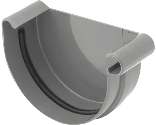 Capac jgheab partea dreaptă PVC PRECIT Ø 100 mm antracit buc