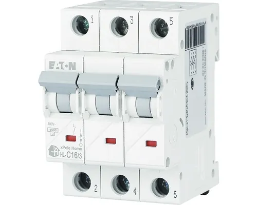 Disjunctor electric modular Eaton xPole Home 3P 16A 4,5kA, curbă C buc
