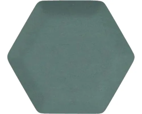 Panou tapițat fonoabsorbant pâslă Decotouch hexagonal verde petrol buc