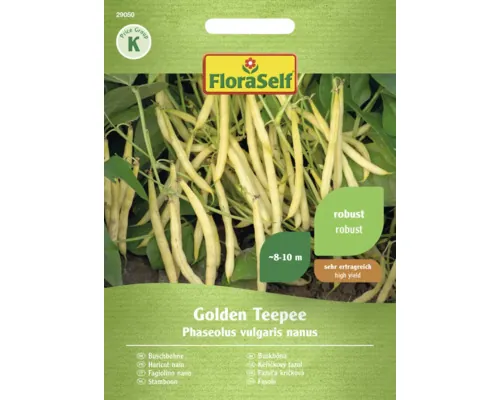 Semințe legume FloraSelf fasole aurie Teepee buc