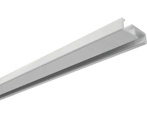 Șină perdea aluminiu Gardinia 1 canal, albă 150 cm buc